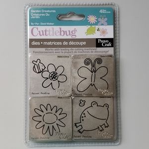 Provo Craft Cuttlebug Dies - Garden Creatures